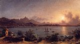 Martin Johnson Heade The Harbor at Rio de Janiero painting